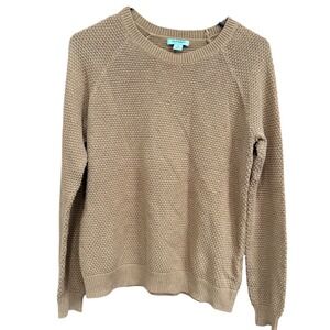 Old‎ Navy Womens Medium Brown Knit Sweater Long Sleeve Crew Neck Casual Warm